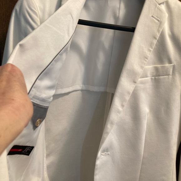 J Ferrar Brand Slim Fit White Sport Jacker - Picture 8 of 8